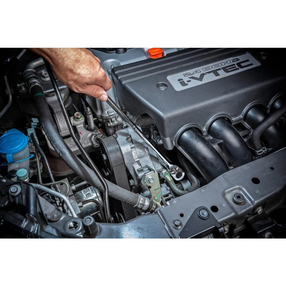 Husky 3/8 In. Drive 100-Position Chrome Extra Long Handle Ratchet 7 Husky 3/8 In. Drive 100-Position Chrome Extra Long Handle Ratchet - Image 7