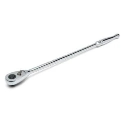 Husky 3/8 In. Drive 100-Position Chrome Extra Long Handle Ratchet