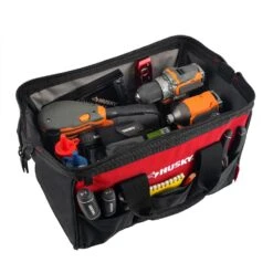 Husky 12 In. And 15 In. Tool Bag Combo -Husky Shop husky red husky tool bags hd61215 th 66 1000