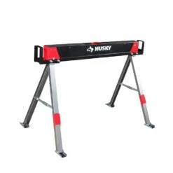 Husky 28.7 In. X 41.1 In. Steel Saw Horse And Jobsite Table With 1100 Lbs. Capacity - 1 Each