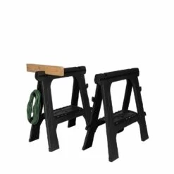 Husky 28 In. W X 31 In. H Folding Sawhorse (2-Pack) -Husky Shop husky saw horses 999 7400 a0 1000