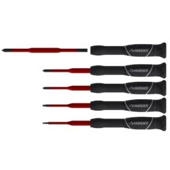 Husky Insulated Precision Screwdriver Set (5-Piece) -Husky Shop husky screwdriver sets 272300050 4f 1000