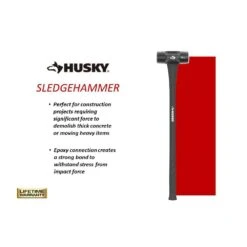 Husky 16 Lb. Sledgehammer With 34 In. Fiberglass Handle -Husky Shop husky sledge hammers hd sf16lb 1d 1000