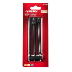Husky 6 In. Impact Socket Adapter Set (3-Piece) -Husky Shop husky socket adapter sets h6iskdrapt3pcn a0 1000