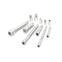 Husky 1/4 In., 3/8 In. And 1/2 In. Drive SAE And MM Extension And Adapter Set (11-Piece)