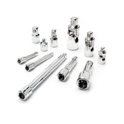 Husky 1/4in., 3/8in., And 1/2 In. Drive Accessory Set (11-Piece) -Husky Shop husky socket extension sets haccy11pc c3 1000