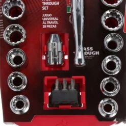 Husky 3/8 In. Drive Universal Pass-Thru Set (28-Piece) -Husky Shop husky socket extension sets huvthru28pc 40 1000