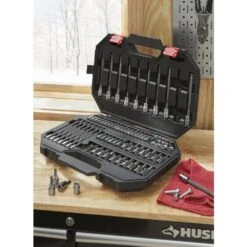 Husky Master Socket And Bit Socket Set (268-Piece) -Husky Shop husky socket sets h268pcmsbs d4 1000