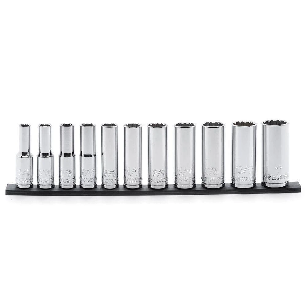 Husky 1/2 In. Drive Deep SAE Socket Set (11-Piece) 7 Husky 1/2 In. Drive Deep SAE Socket Set (11-Piece) - Image 7