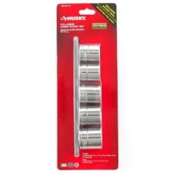 Husky 1/2 In. Drive Metric Large Socket Set (5-Piece) 13 Husky 1/2 In. Drive Metric Large Socket Set (5-Piece) -Husky Shop husky socket sets h2dmm5pc 44 1000