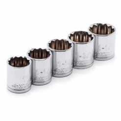 Husky 1/2 In. Drive SAE Large Socket Set (5-Piece) 13 Husky 1/2 In. Drive SAE Large Socket Set (5-Piece) -Husky Shop husky socket sets h2dsae5pc fa 1000