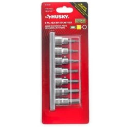 Husky 3/8 In. Drive Metric Hex Bit Socket Set (7-Piece) -Husky Shop husky socket sets h3dmm7pchbssr 4f 1000
