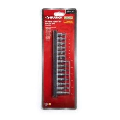 Husky 1/4 In. Drive Torx Bit Socket Set (14-Piece)