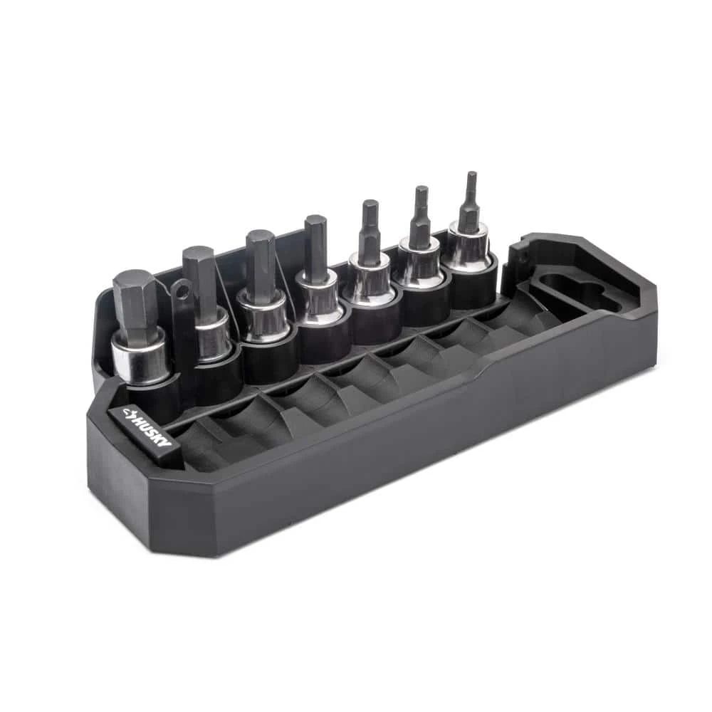Husky BITE 3/8 In. Drive SAE Bit Socket Set (7-Piece) 1 Husky BITE 3/8 In. Drive SAE Bit Socket Set (7-Piece)