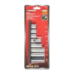 Husky SAE 9/16 In. Socket Set (8-Piece) -Husky Shop husky socket sets hv8skt916 66 1000