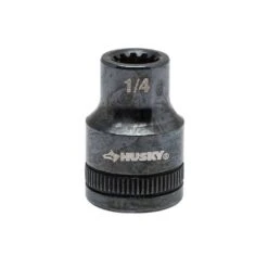 Husky 3/8 In. Drive 1/4 In. Knurl Grip Universal Socket