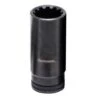 Husky 3/8 In. Drive 1/2 In. Knurl Grip Deep Universal Socket