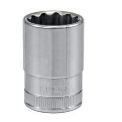 Husky 1/2 In. Drive 20 Mm 12-Point Metric Standard Socket