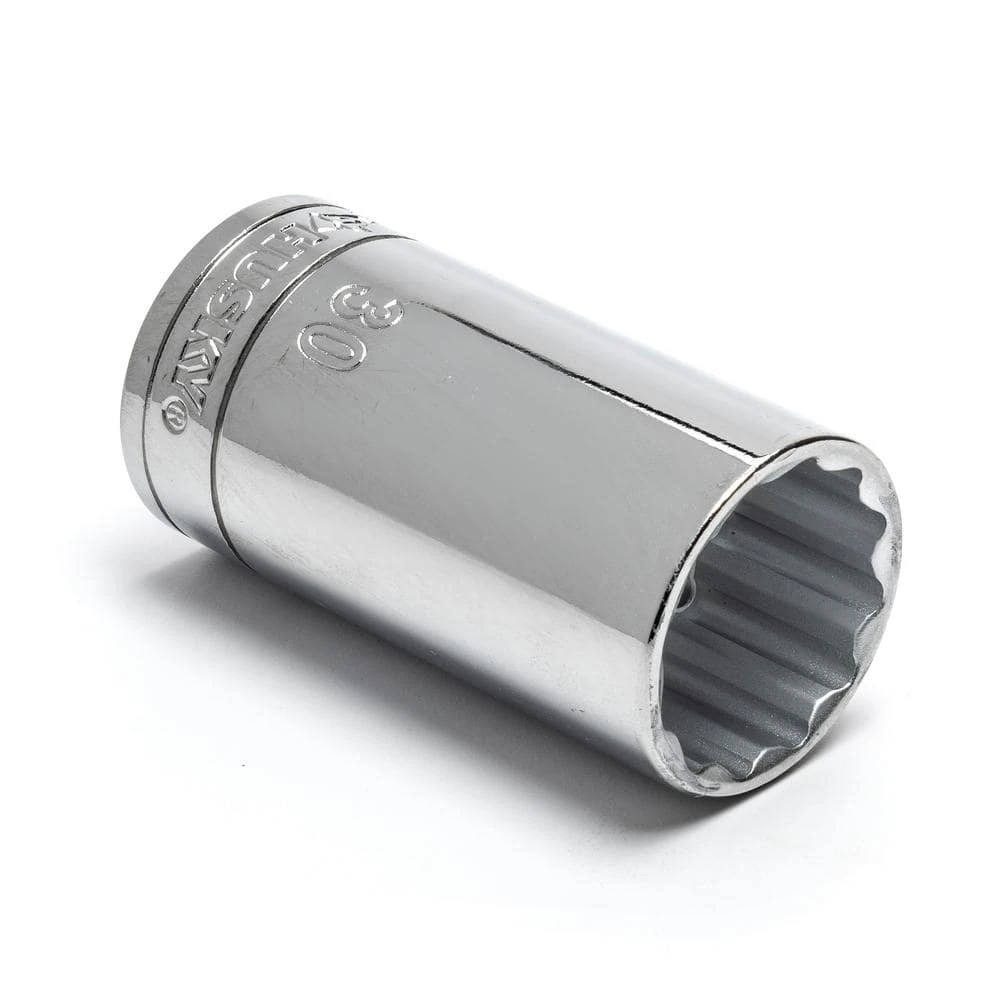 Husky 1/2" Drive 12 Point Deep Metric Socket 30mm 2 Husky 1/2" Drive 12 Point Deep Metric Socket 30mm - Image 2