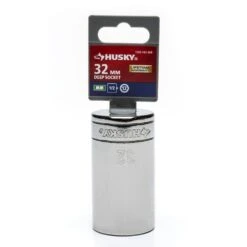 Husky 1/2" Drive 12 Point Deep Metric Socket 32mm 6 Husky 1/2" Drive 12 Point Deep Metric Socket 32mm -Husky Shop husky sockets h2d12p32mm 40 1000