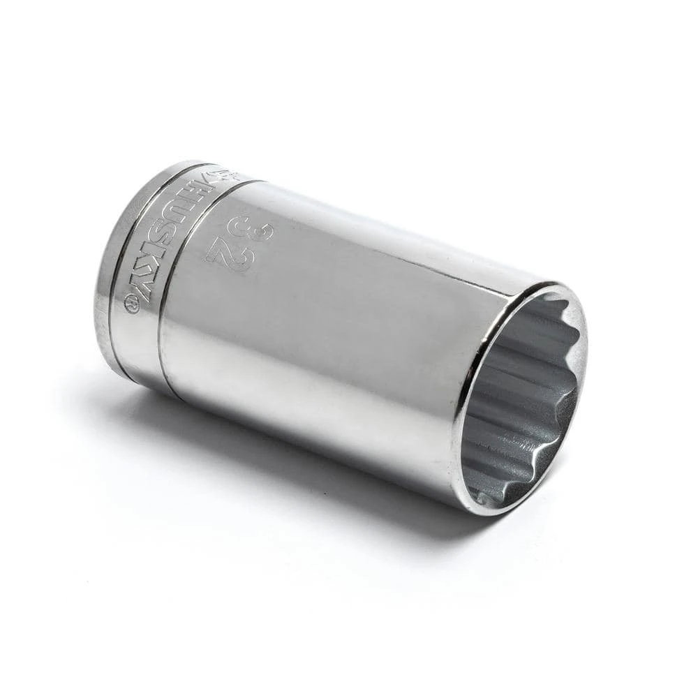 Husky 1/2" Drive 12 Point Deep Metric Socket 32mm 2 Husky 1/2" Drive 12 Point Deep Metric Socket 32mm - Image 2