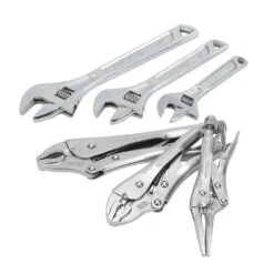 Husky Locking Pliers Set And Adjustable Wrenches (3-Piece) -Husky Shop husky specialty hand tools 90660 1f 1000
