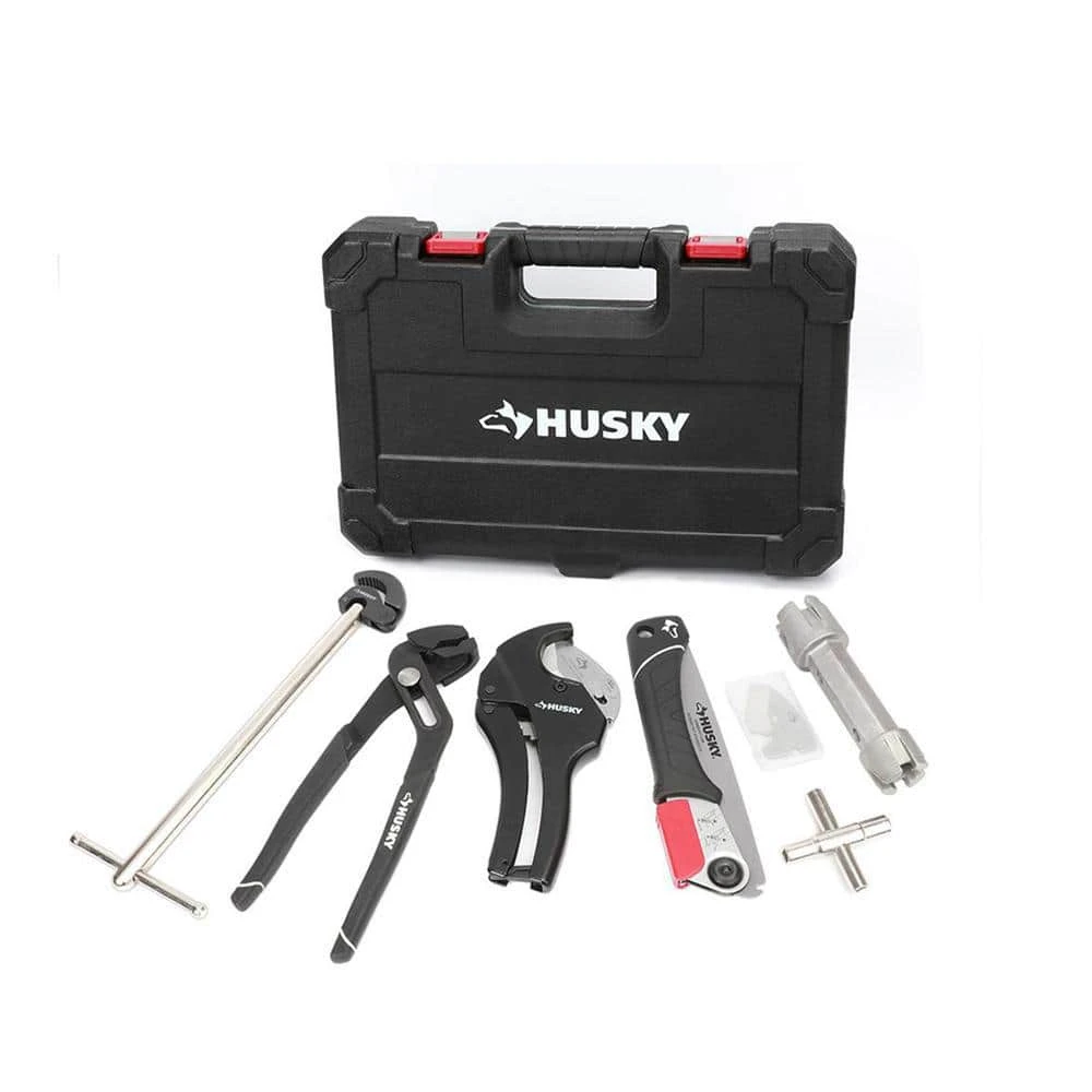 Husky Plumbers Tool Set With Carrying Case (7-Piece) 1 Husky Plumbers Tool Set With Carrying Case (7-Piece)