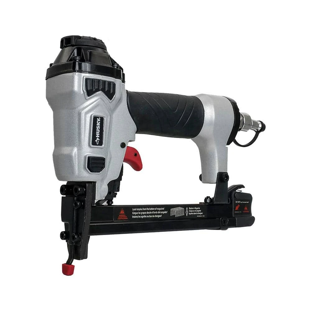 Husky 20-Gauge 9/16 In. Fine Wire Stapler - Compatible With Arrow T50 Staples 1 Husky 20-Gauge 9/16 In. Fine Wire Stapler - Compatible With Arrow T50 Staples