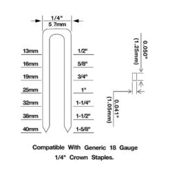 Husky 1-5/8 In. 18-Gauge Narrow Crown Stapler -Husky Shop husky staplers dpst9040 d4 1000