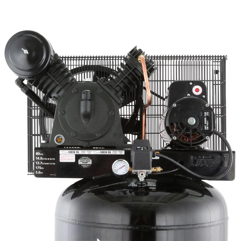 Husky 80 Gal. 5 HP 2-Stage Air Compressor 3 Husky 80 Gal. 5 HP 2-Stage Air Compressor - Image 3