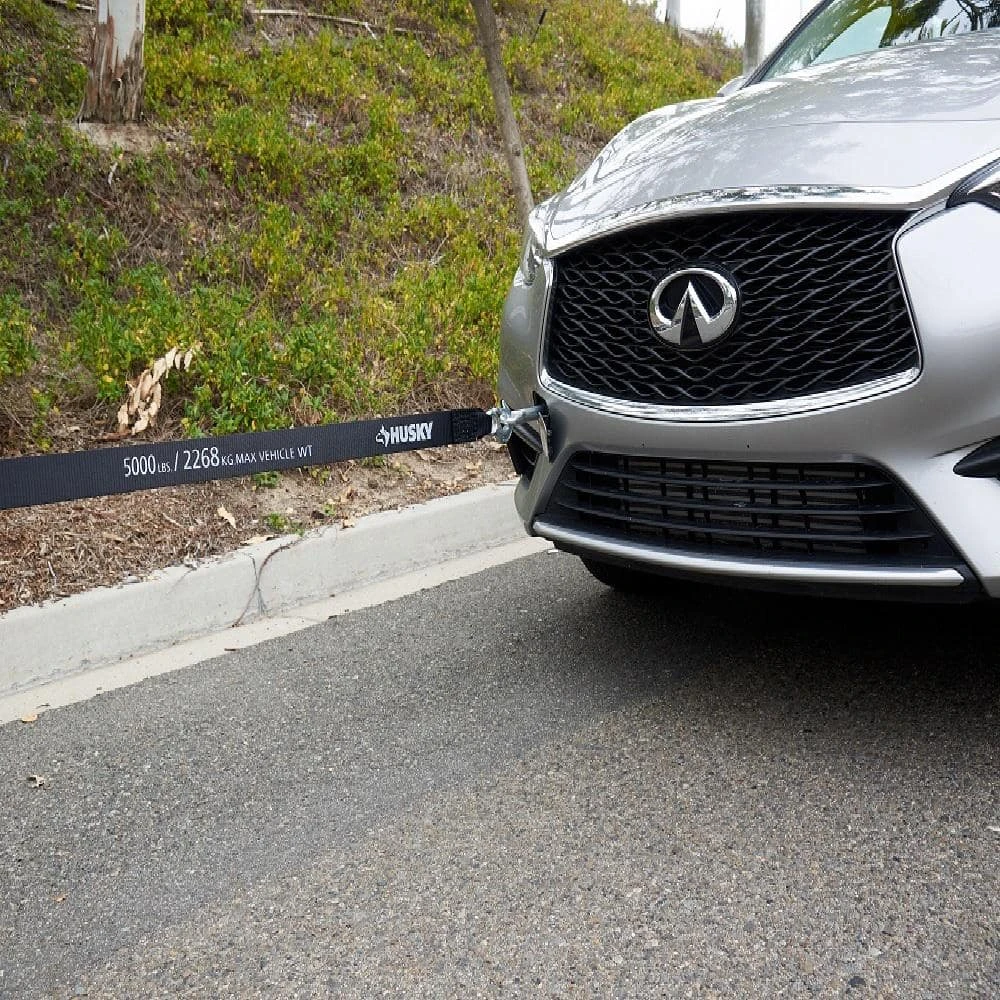 Husky 2 In. X 15 Ft. Tow Strap With Hooks 5 Husky 2 In. X 15 Ft. Tow Strap With Hooks - Image 5