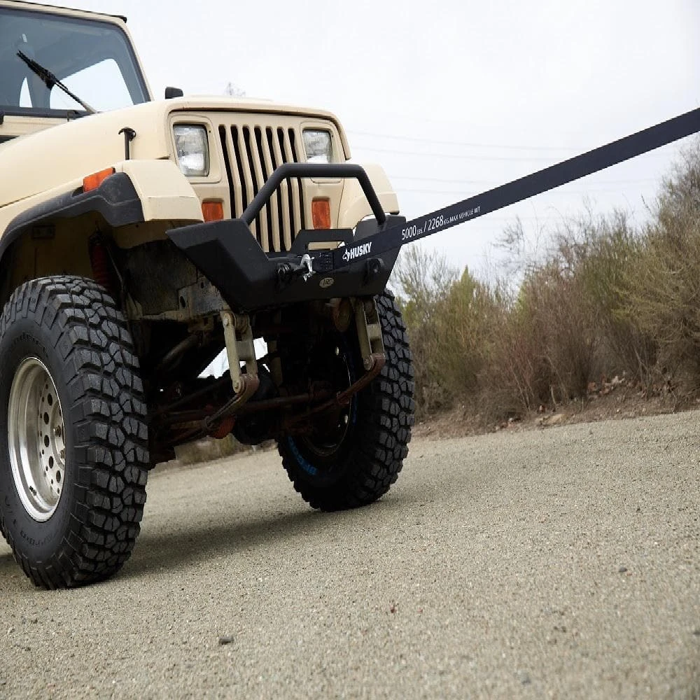 Husky 2 In. X 15 Ft. Tow Strap With Hooks 3 Husky 2 In. X 15 Ft. Tow Strap With Hooks - Image 3