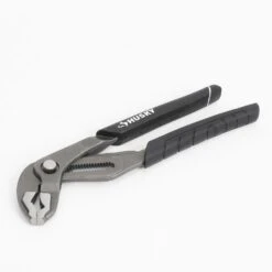 Husky 10 In. Quick Adjusting Groove Joint Pliers With Curved Jaw