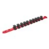 Husky 1/2 In. Drive Socket Rail (10-Sockets)