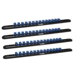 Husky 1/2 In. Swivel Magnetic Socket Rail (4-Piece)