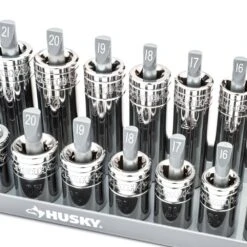 Husky Metric Socket Rack Set (3-Piece) -Husky Shop husky tool accessories h3pcmmsktrk 1f 1000