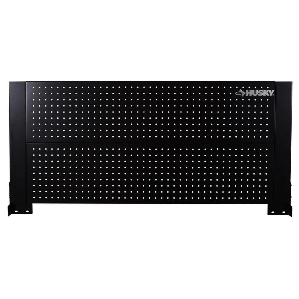 Husky 46 In. Black Steel Pegboard Attachment 3 Husky 46 In. Black Steel Pegboard Attachment - Image 3