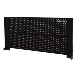 Husky 46 In. Black Steel Pegboard Attachment