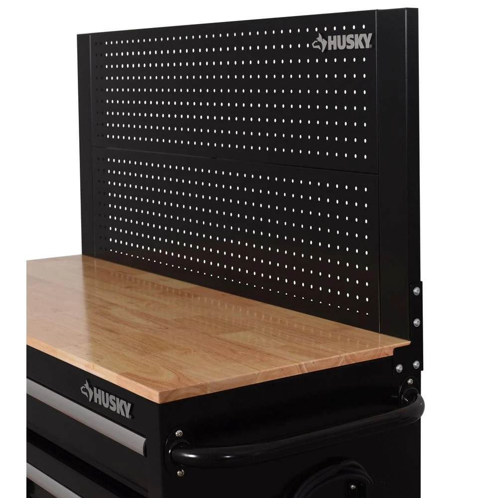 Husky 46 In. Black Steel Pegboard Attachment 6 Husky 46 In. Black Steel Pegboard Attachment - Image 6