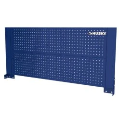 Husky 46 In. Gloss Blue Steel Pegboard Attachment