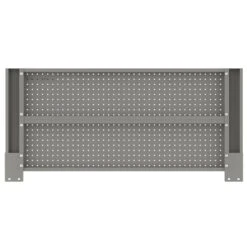 Husky 46 In. Gloss Gray Steel Pegboard Attachment -Husky Shop husky tool storage accessories h46pegboardgry 1d 1000