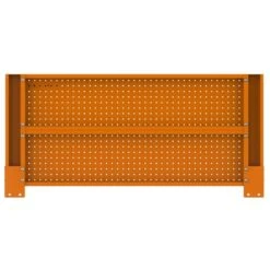Husky 46 In. Gloss Orange Steel Pegboard Attachment -Husky Shop husky tool storage accessories h46pegboardorg 1d 1000