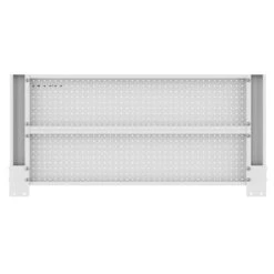 Husky 46 In. Gloss White Steel Pegboard Attachment -Husky Shop husky tool storage accessories h46pegboardwht 1d 1000