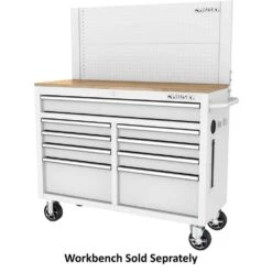 Husky 46 In. Gloss White Steel Pegboard Attachment -Husky Shop husky tool storage accessories h46pegboardwht 40 1000