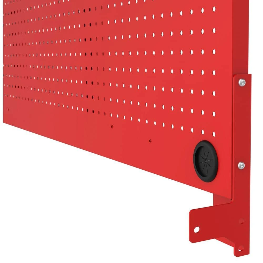 Husky Modular 52 In. W Standard Duty Red Pegboard Attachment 8 Husky Modular 52 In. W Standard Duty Red Pegboard Attachment - Image 8