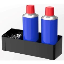 Husky 10 In. W X 3.2 In. D Magnetic Side Tray With Removable Dividers -Husky Shop husky tool storage accessories hmstdiv 44 1000