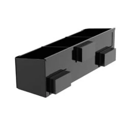 Husky 10 In. W X 3.2 In. D Magnetic Side Tray With Removable Dividers -Husky Shop husky tool storage accessories hmstdiv 4f 1000