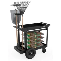 Husky Long Tool Holder For 36 In. All-Terrain Cart -Husky Shop husky tool storage accessories longtooltray 1f 1000