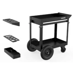 Husky Long Tool Holder For 36 In. All-Terrain Cart -Husky Shop husky tool storage accessories longtooltray 40 1000
