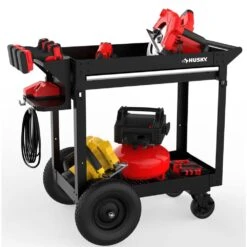 Husky Power Tool Holder For 36 In. All-Terrain Cart -Husky Shop husky tool storage accessories pwrtoolholder c3 1000